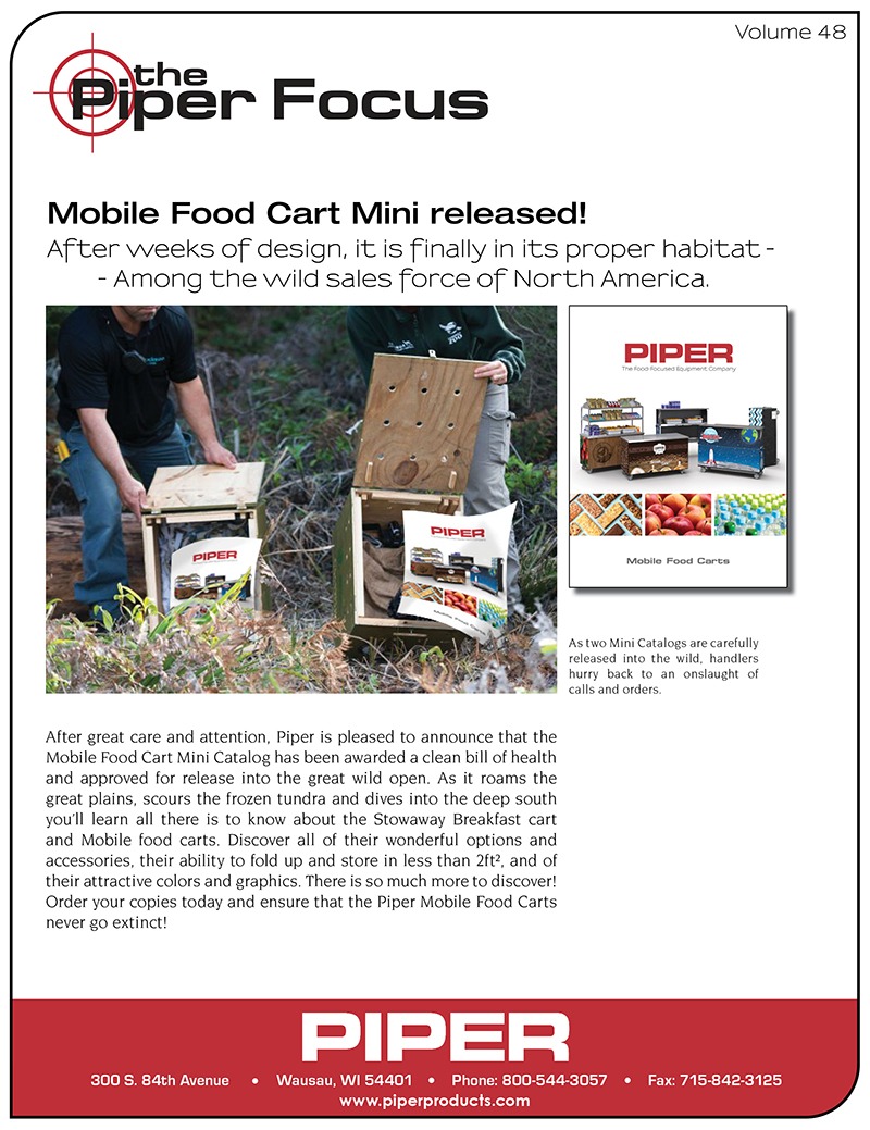 Piper Focus Volume 48 - Mobile Food Cart Mini Released