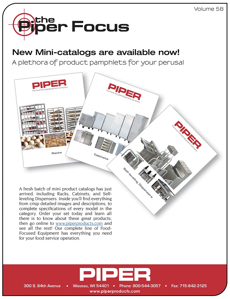 Piper Focus Volume 58 - New Mini-Catalogs