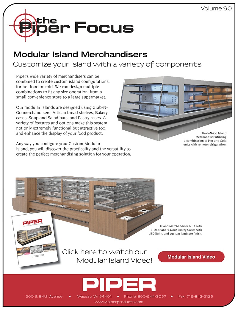 Piper Focus Volume 90 - Modular Island Merchandisers
